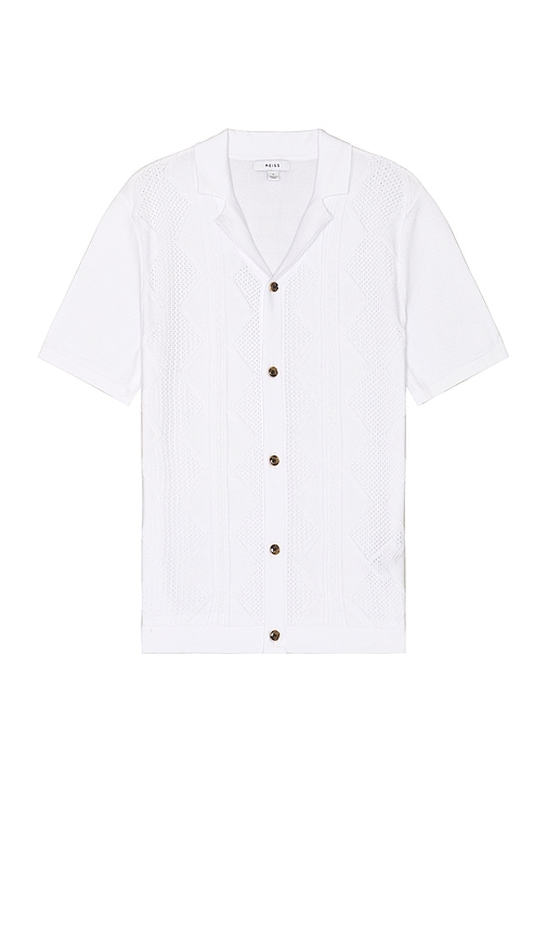 Shop Reiss Fortune Shirt In White