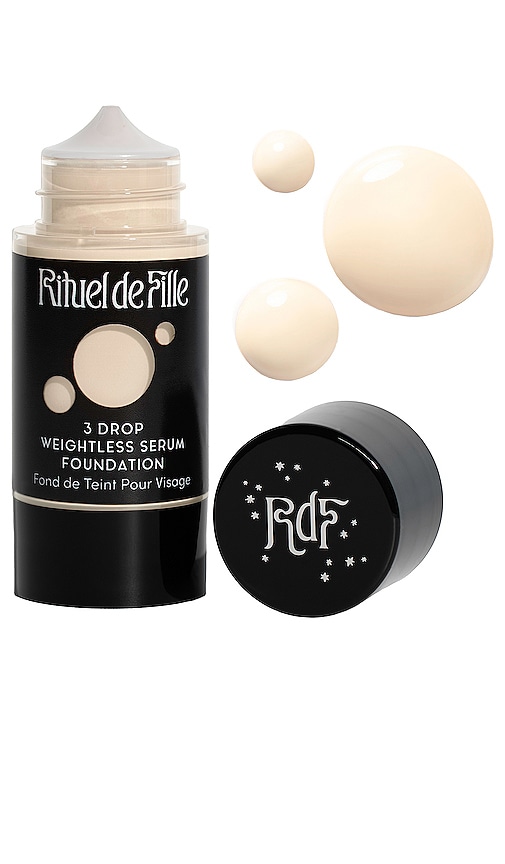 3 Drop Weightless Serum Foundation in Potion #105.