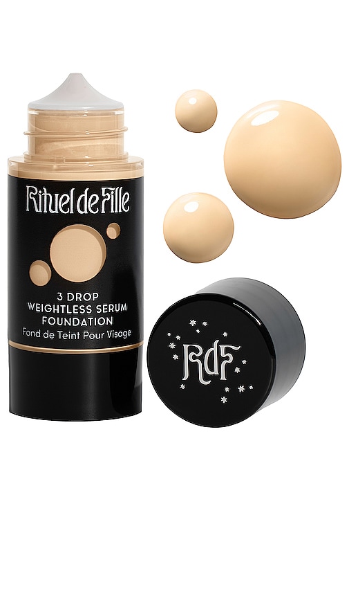 3 Drop Weightless Serum Foundation in Potion #115.