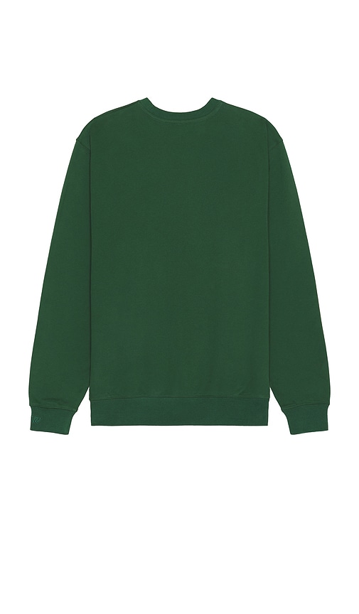 Shop Rivvia Projects Flag Crewneck Sweatshirt In Forest Green