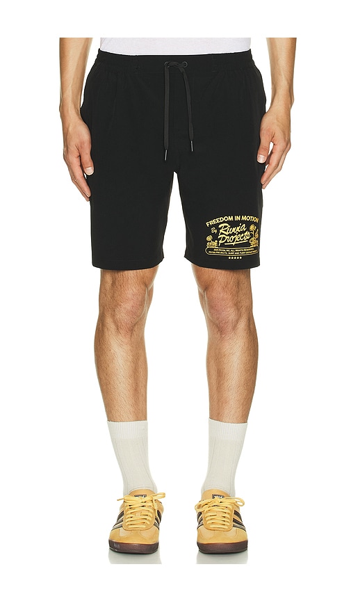  Rivvia Projects Badeshorts Daily Ride In Black. Größe 30. Also In 32, 34, 36. 