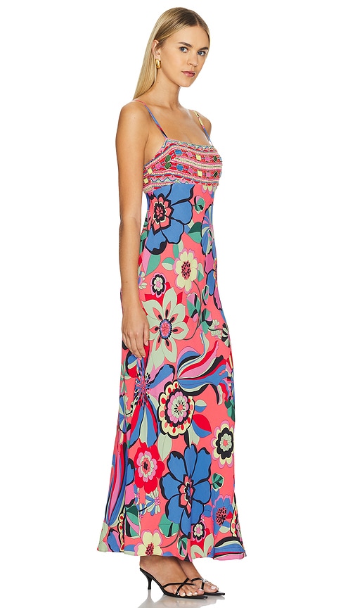 Shop Rixo London Brandon Dress In Multi