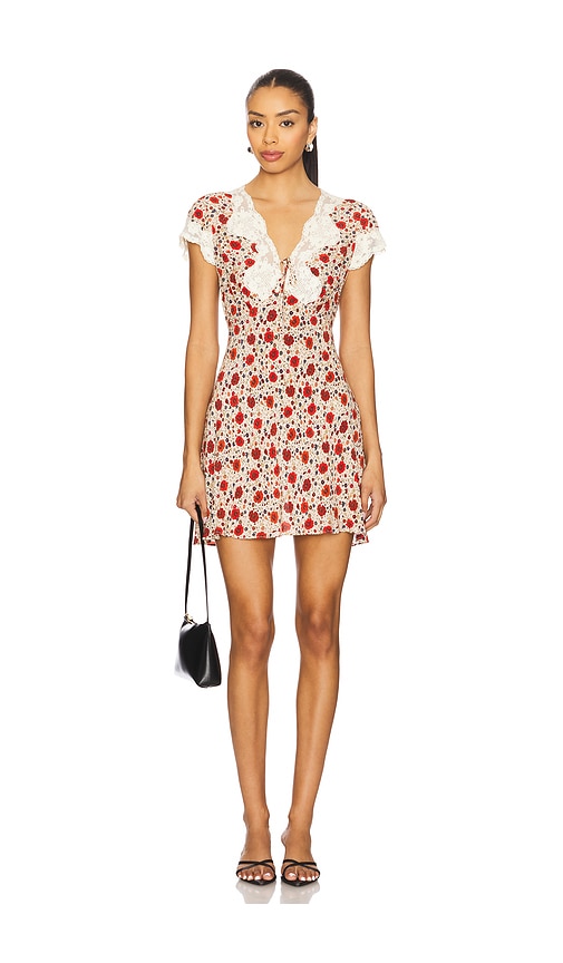 Lacie Dress in Pink,Red. - size XS (also in L, M, S, XL, XXS)