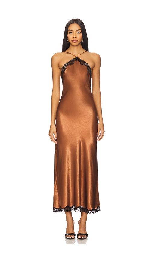 Harlan Dress in Brown. - size XXS (also in L, M, S, XS)