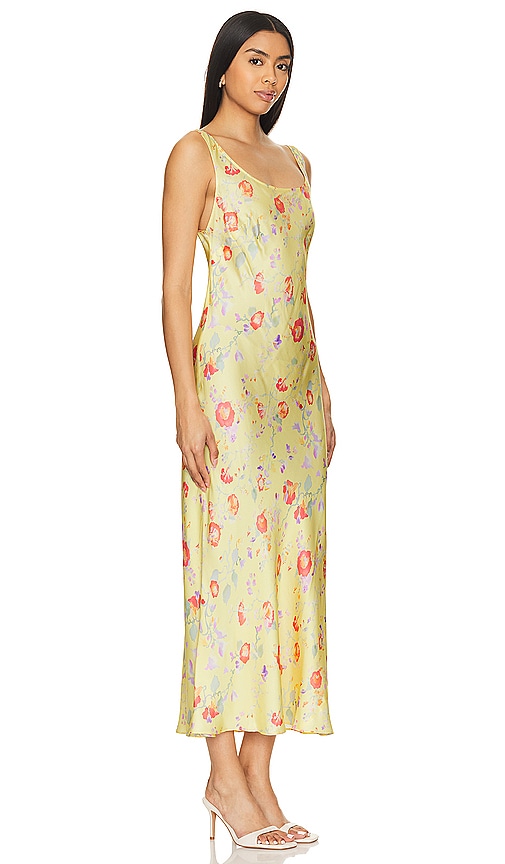 Shop Rixo London Bondi Dress In Water Blossom