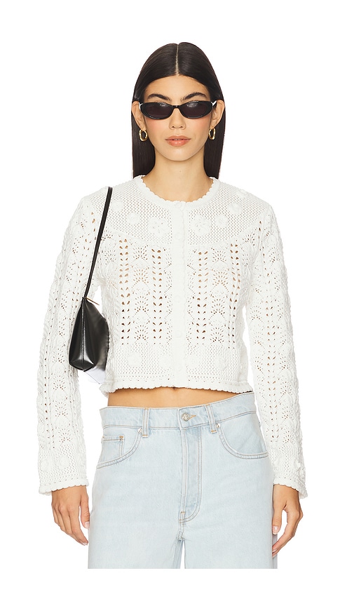 Kyra Cardigan in Ivory. - size XXS (also in L, M, S, XL, XS)