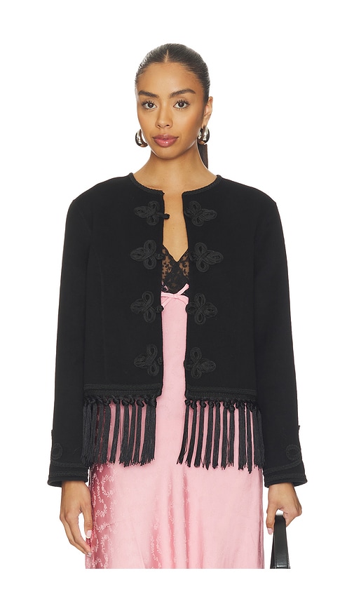RIXO BLOUSON INGA en Black. Taille XS. Also en S, M, L, XL.