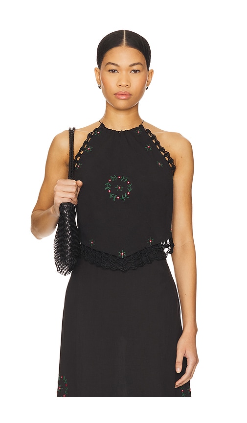 Ayanna Top in Black. - size XS (also in L, M, S, XL, XXS)