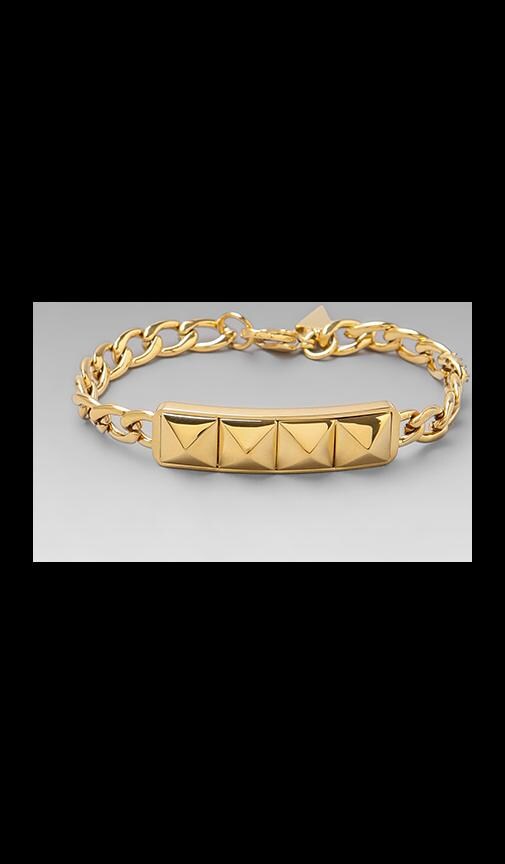 Studded ID Plate Bracelet