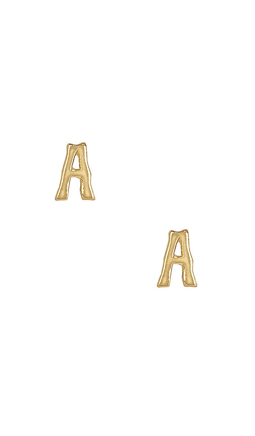 BOUCLES D'OREILLES A INITIAL