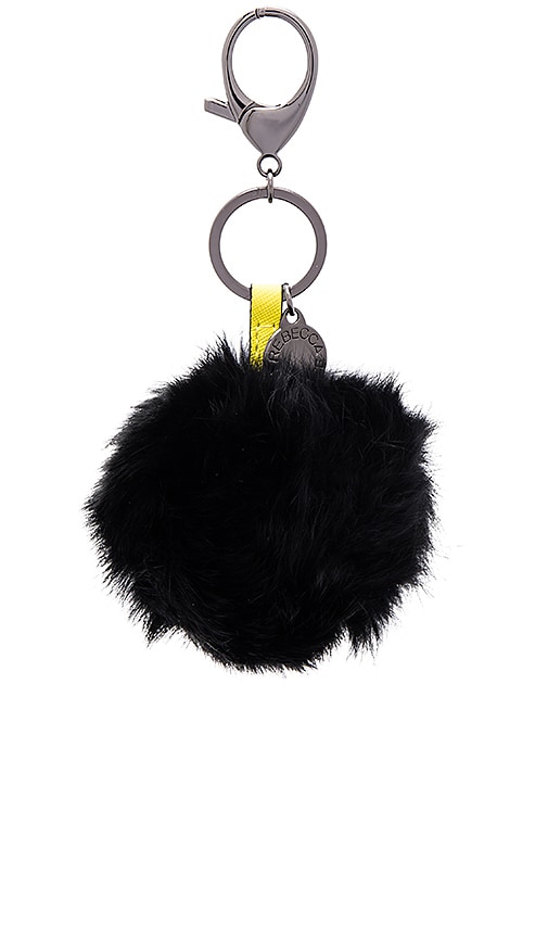 Rabbit Fur Pom Pom Key Chain