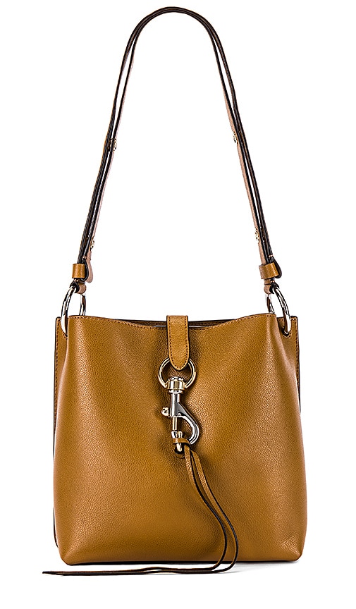 REBECCA MINKOFF REBECCA MINKOFF MEGAN SMALL FEED BAG IN NUTMEG,RMIN-WY1275