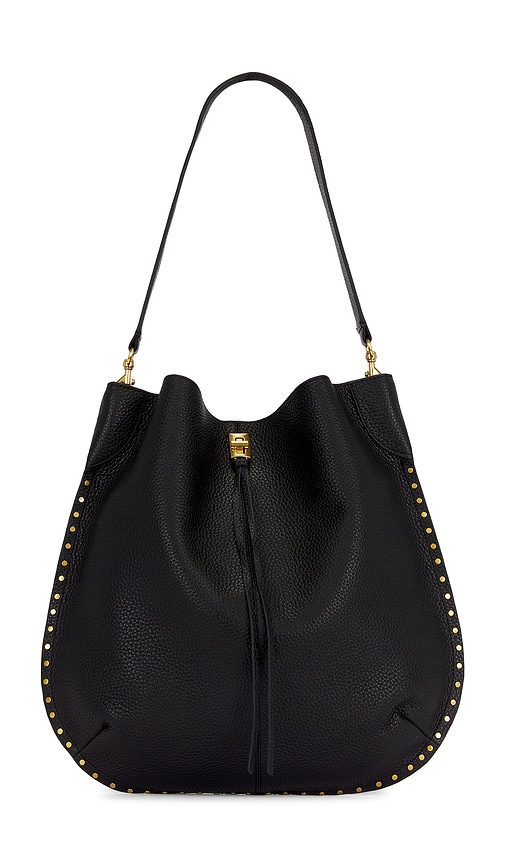Darren Slim Hobo Bag in Black.