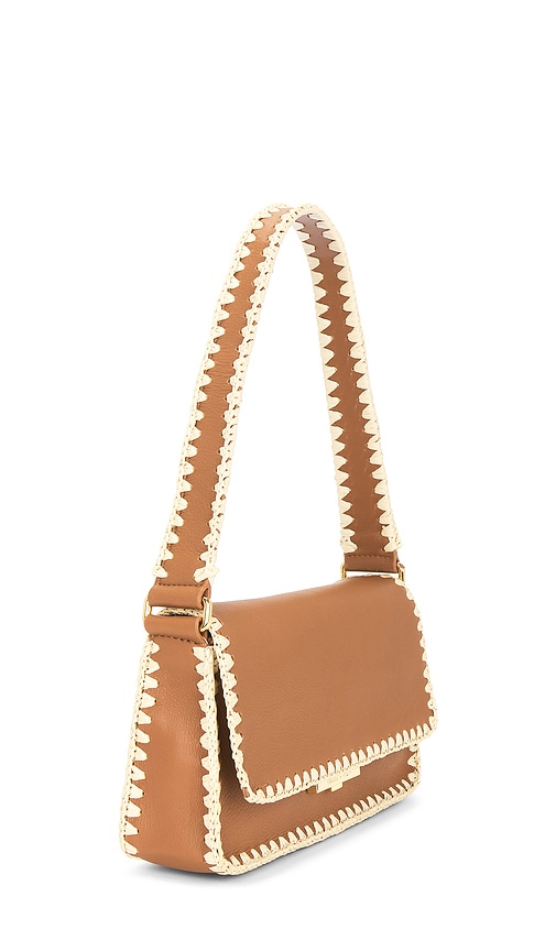  Rebecca Minkoff Schulterklappe Mit Bast Berkley In Cognac. 