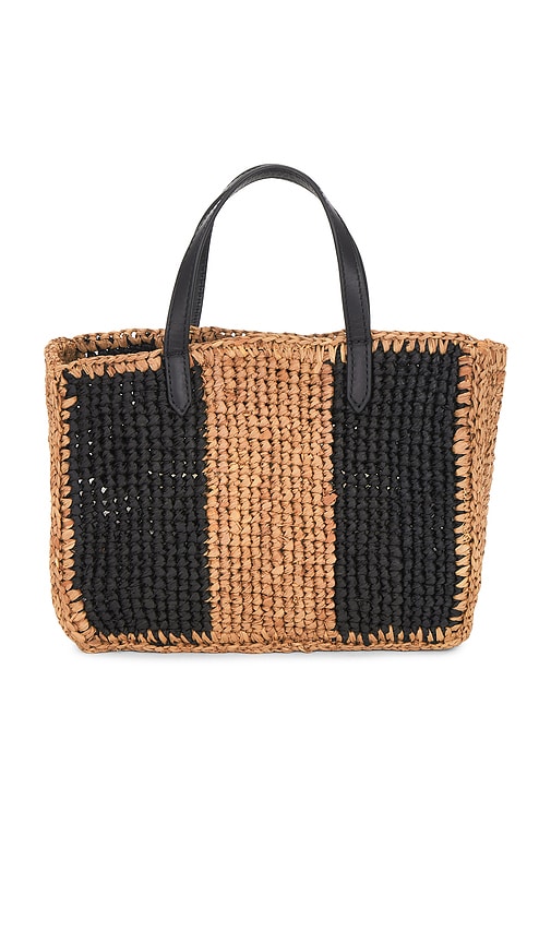  Rebecca Minkoff Mini Tote Bag In Neutral,black. 