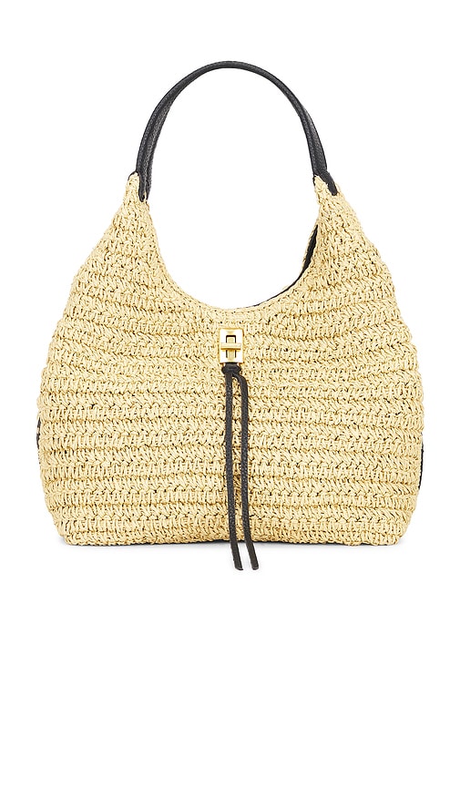 Rebecca Minkoff Darren Carrysome Satchel Bag in Tan.