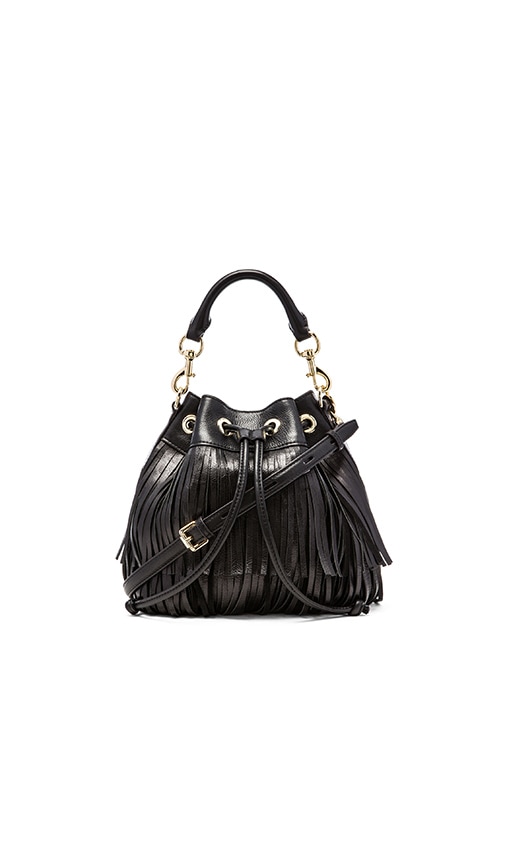 Rebecca Minkoff Fringe Fiona Bucket in Black REVOLVE