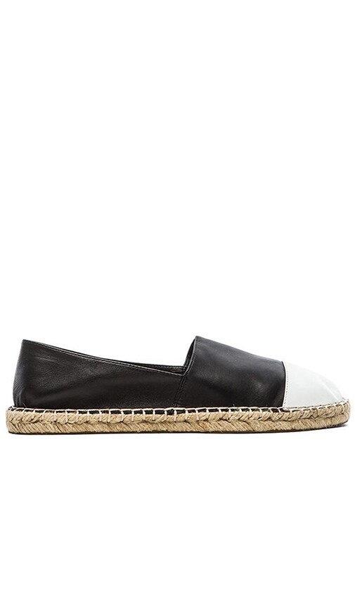 Rebecca Minkoff Gavin Flat in Black & White