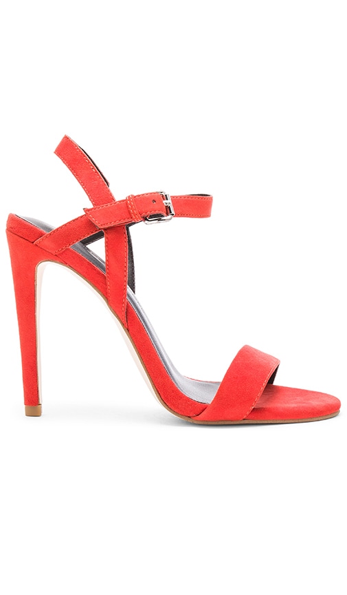 Rebecca Minkoff Rosie Heel in Lobster Kid Suede | REVOLVE