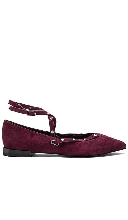 Rebecca Minkoff Faye Flat in Dark 