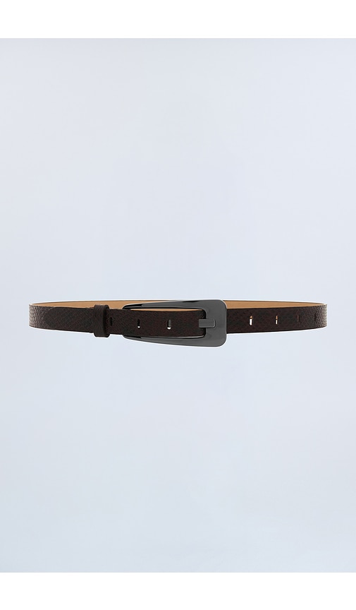 REVOLVE LOS ANGELES Mini Grande Belt in Burgundy. - size L (also in M, S)