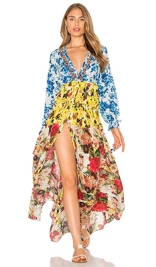 rococo sand maxi dress