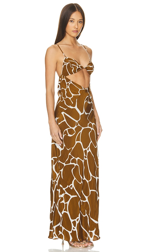 Shop Rococo Sand Maxi Dress In Brown