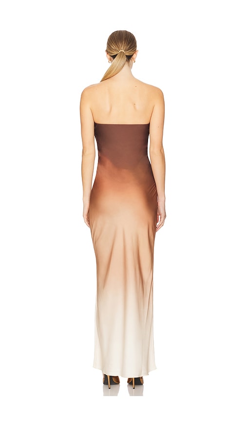  Rococo Sand Trägerloses Maxikleid In Brown. Größe M. Also In L, Xl. 