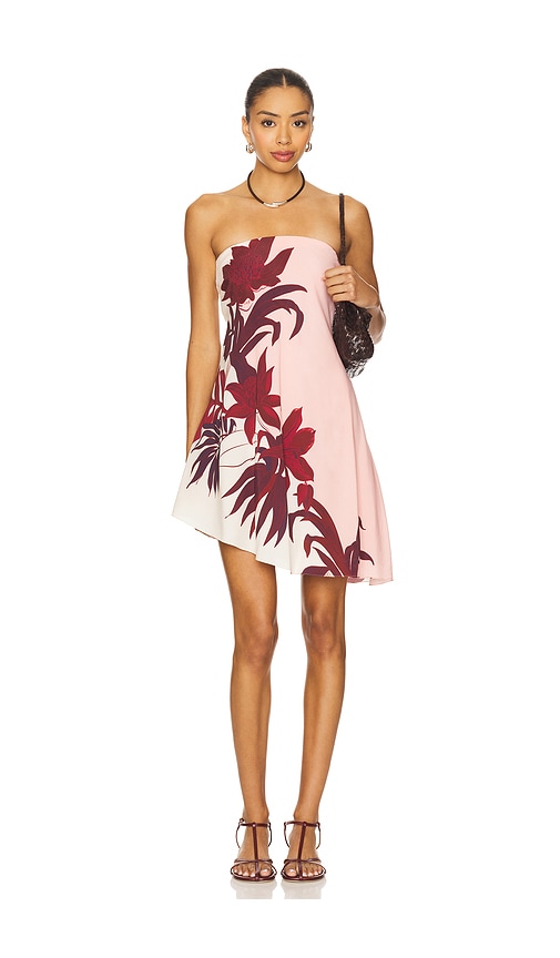 Strapless Mini Dress in Pink. - size XL (also in M, S, XS)