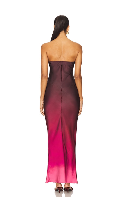 Rococo Sand Trägerloses Maxikleid In Wine. Größe S. Also In Xs, M, L. 