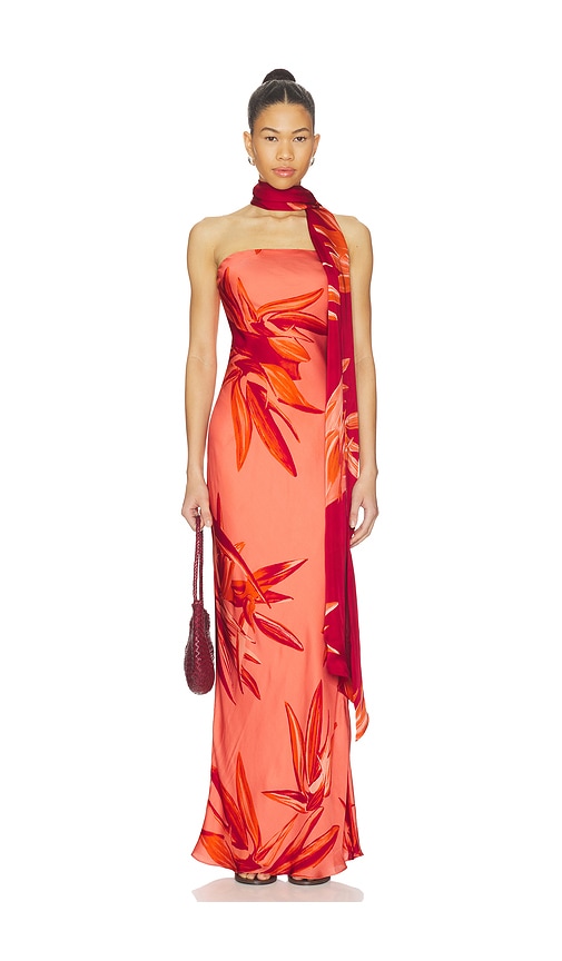 ROCOCO SAND Strapless Maxi Dress
