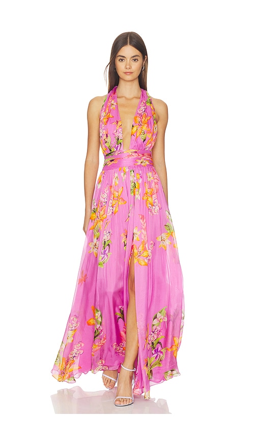 ROCOCO SAND Back Ties Maxi Dress
