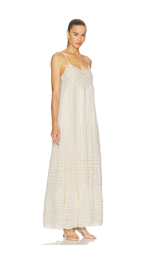  Rococo Sand Maxivestido Encaje Lace Maxi Dress En Color Crema Talla L  (también En M, S, Xl, Xs, Xxl, Xxs). 