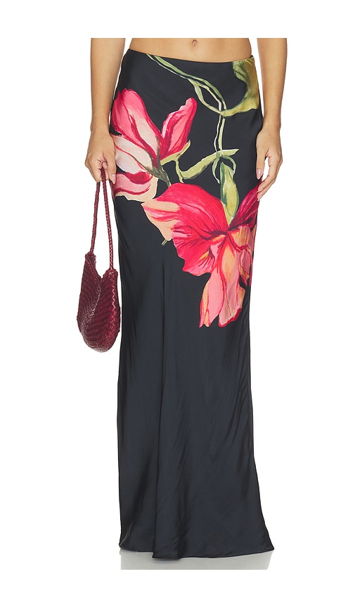 Rococo Sand Maxi Skirt In Black