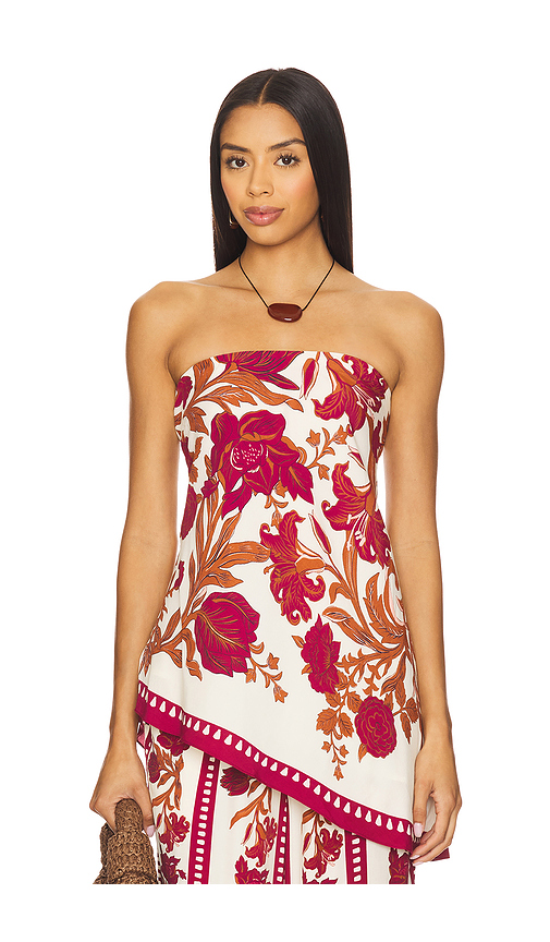 Asymmetrical Strapless Top in . Size M, S, XL, XS - ROCOCO SAND - Modalova