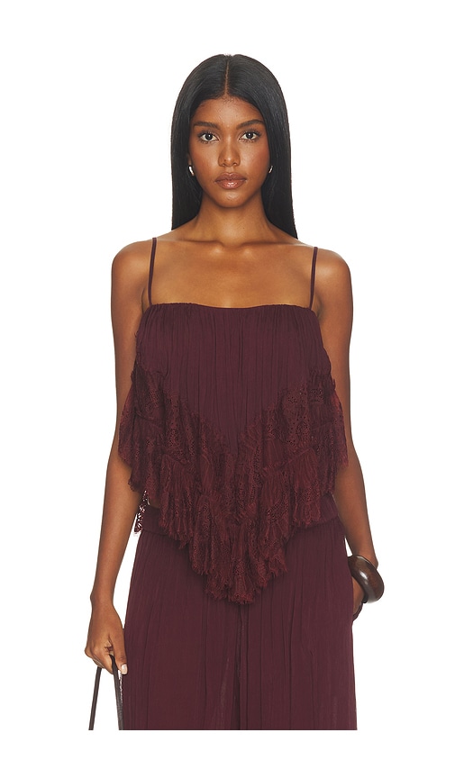 Lace Frill Top