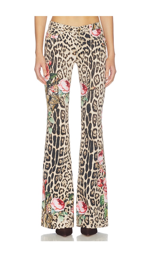 Roberto Cavalli Trousers In Natural
