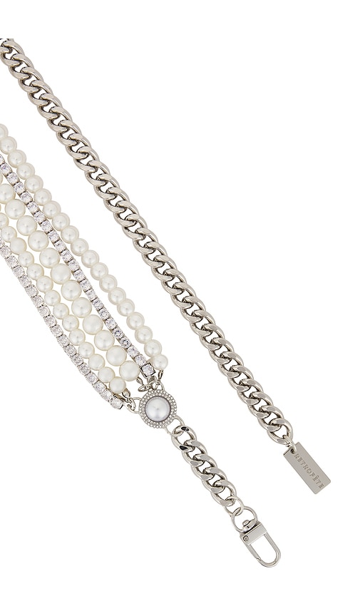 Retroféte Chloe パールベルト In Silver