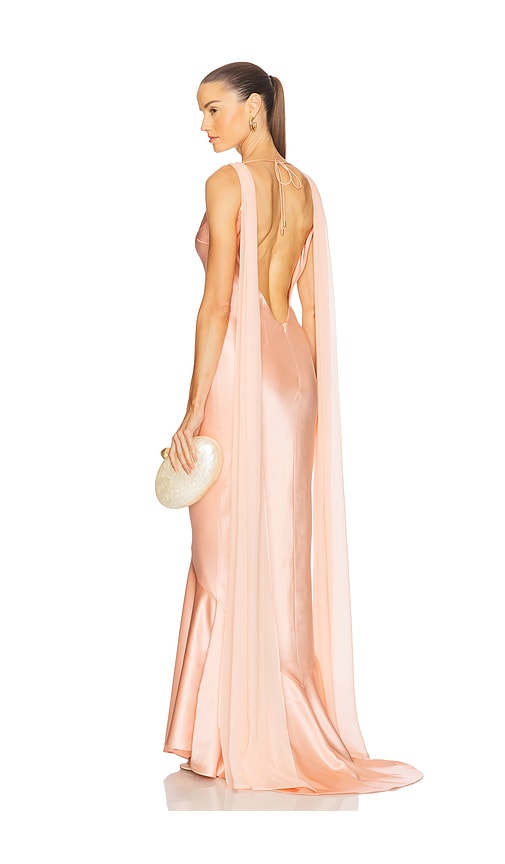 Julia Dress in Peach. - size XL (also in L, M, S)