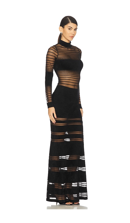 Retroféte Johanne Dress In Black