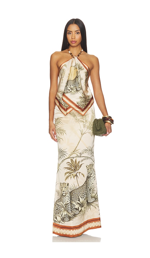 Wyntr Dress by Retrofete in Ochre Palma