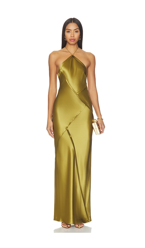 x REVOLVE Sylvia Dress by Retrofete in Ochre
