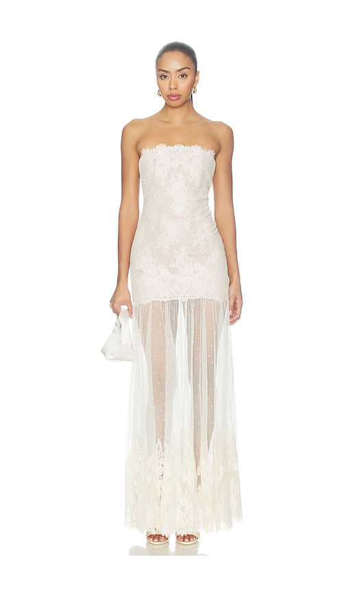 Vespera Lace Dress by Retrofete in Ivory