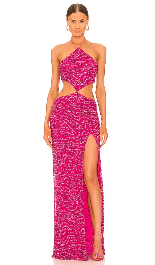 likely fuchsia dress