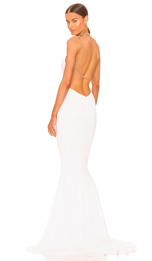 Retroféte Valentina Dress In White