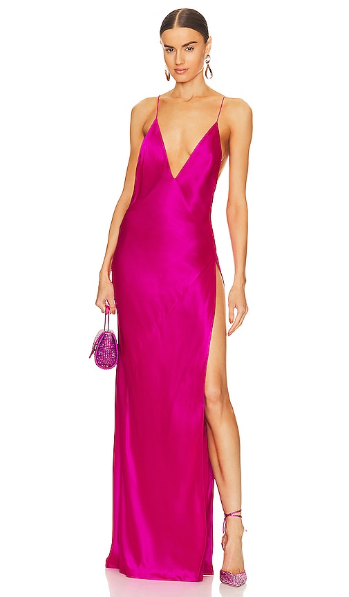 Retroféte Paloma Dress In Neon Pink | ModeSens