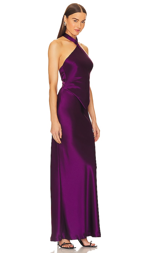 Shop Retroféte Ester Dress In Purple