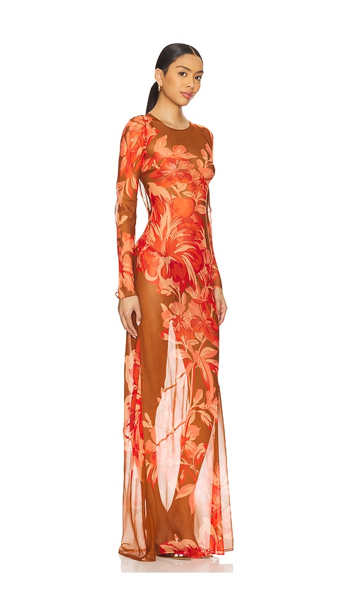 Retroféte Vienna Dress In Geranium Reverie