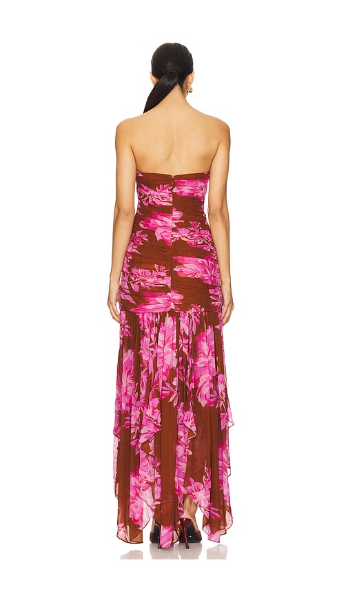  Retrofete Kleid Teryn In Brown,pink. Größe Xs. Also In S, M. 