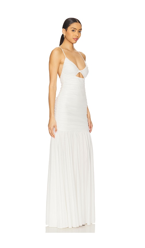 Retroféte Retrofete Bristol Dress In 瓷白